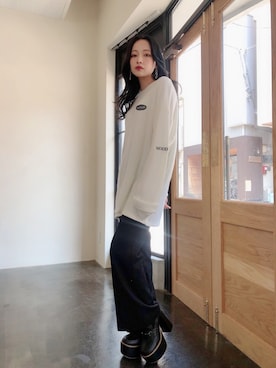 村瀬紗英さん（レディース・159cm）の秋コーディネート