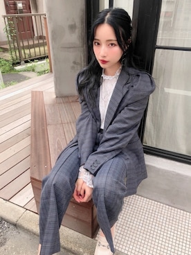 村瀬紗英さん（レディース・159cm）の秋コーディネート