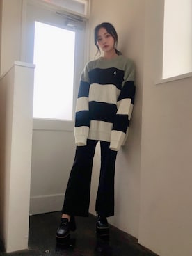 村瀬紗英さん（レディース・159cm）の秋コーディネート