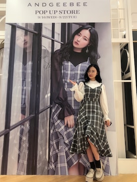 村瀬紗英さん（レディース・159cm）の秋コーディネート