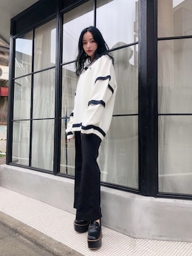 村瀬紗英さん（レディース・159cm）の秋コーディネート