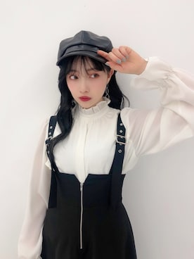 村瀬紗英さん(レディース・159cm)の秋コーディネート