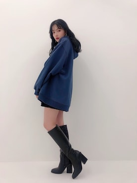 村瀬紗英さん（レディース・159cm）の冬コーディネート