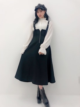 村瀬紗英さん(レディース・159cm)の冬コーディネート