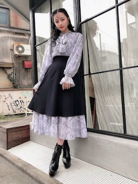 村瀬紗英さん(レディース・159cm)の冬コーディネート