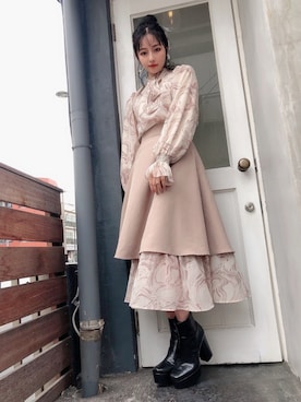 村瀬紗英さん(レディース・159cm)の冬コーディネート