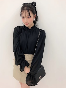 村瀬紗英さん(レディース・159cm)の冬コーディネート