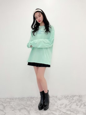 村瀬紗英さん（レディース・159cm）の春コーディネート