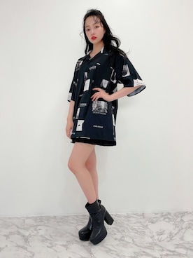 村瀬紗英さん（レディース・159cm）の春コーディネート