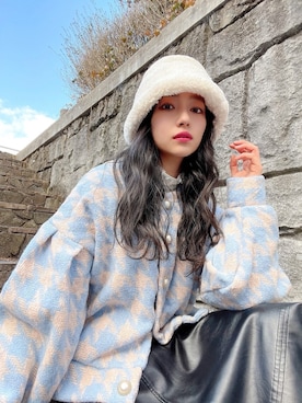 村瀬紗英さん（レディース・159cm）の春コーディネート