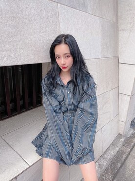 村瀬紗英さん（レディース・159cm）の春コーディネート