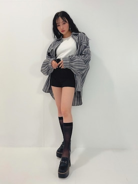 村瀬紗英さん（レディース・159cm）の春コーディネート