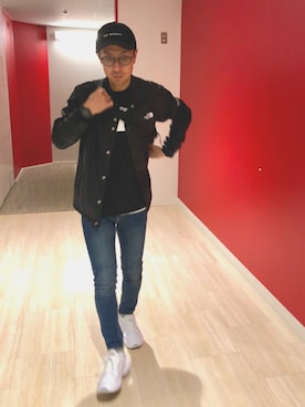 「ストリート服が好き」｜「アイテム（ナイロンジャケット）」を使った、けーすけさん（メンズ・174cm）の秋コーディネート