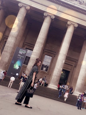 「ATMOSPHERE（アトモスフィア）のアイテム」を使った、みれたんさん（レディース・173cm）の夏コーディネート