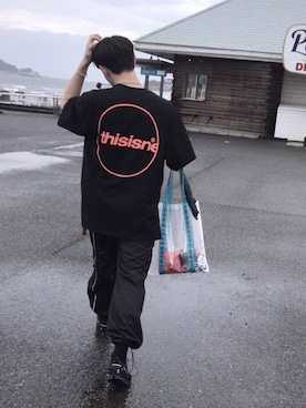 「WEEKEND(ER)（ウィークエンダー）のアイテム」を使った、ioiさん（メンズ・178cm）の秋コーディネート