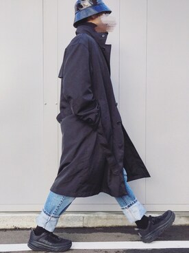 「SHAREEF（シャリーフ）のアイテム（帽子）」を使った、Renさん（メンズ・170cm）の冬コーディネート