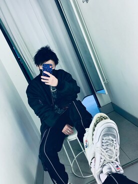 「Herden（ハーデン）のアイテム」を使った、C.C.さん（メンズ・165cm）の冬コーディネート