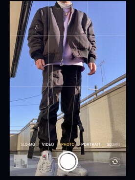 「Herden（ハーデン）のアイテム」を使った、C.C.さん（メンズ・165cm）の冬コーディネート