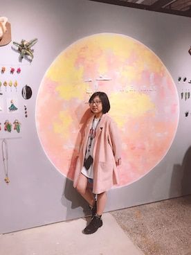 「PULL&BEAR（プルアンドベア）のアイテム（チェスターコート）」を使った、sammyunicornさん（レディース・165cm）の冬コーディネート