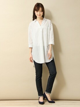 「抜け感」｜ハニーズさん（レディース・160cm）の春コーディネート