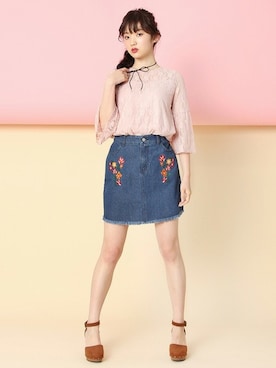 「Honeys」｜ハニーズさん（レディース・160cm）の春コーディネート