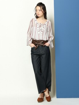 ハニーズさん（レディース・160cm）の春コーディネート