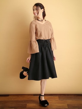 ハニーズさん(レディース・161cm)の秋コーディネート