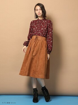 ハニーズさん（レディース・161cm）の秋コーディネート