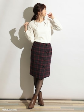 ハニーズさん（レディース・168cm）の秋コーディネート