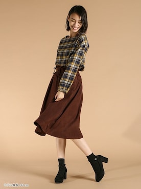 ハニーズさん（レディース・161cm）の秋コーディネート