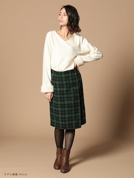 ハニーズさん（レディース・161cm）の冬コーディネート