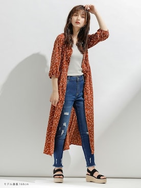 ハニーズさん（レディース・168cm）の秋コーディネート