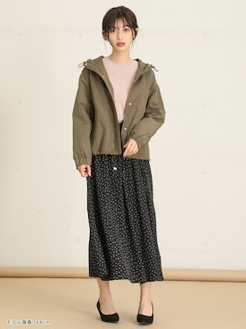 「Honeys（ハニーズ）のアイテム（その他アウター）」を使った、ハニーズさん（レディース・168cm）の秋コーディネート
