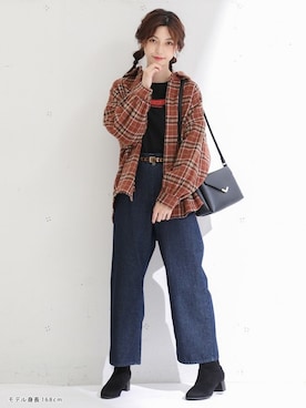 ハニーズさん(レディース・168cm)の秋コーディネート