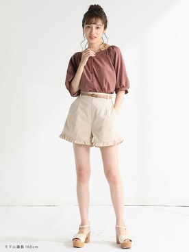 ハニーズさん（レディース・160cm）の夏コーディネート