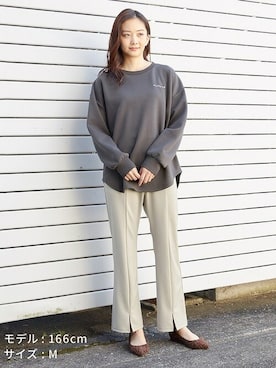 「Honeys（ハニーズ）のアイテム（その他トップス）」を使った、ハニーズさん（レディース・166cm）の冬コーディネート