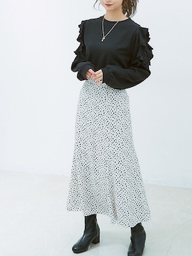 「Honeys（ハニーズ）のアイテム」を使った、ハニーズさん（レディース・158cm）の冬コーディネート