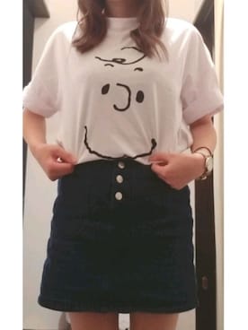 「THISIS（ディスイズ）のアイテム」を使った、gakuさん（レディース・160cm）の夏コーディネート