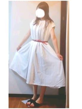 「ふんわり」｜「アイテム（ワンピース/ドレス）」を使った、gakuさん（レディース・160cm）の夏コーディネート