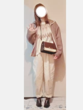 「pairpair」｜「アイテム（ジャケット/アウター）」を使った、gakuさん（レディース・160cm）の冬コーディネート