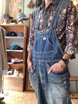 「GOWEST（ゴーウエスト）のアイテム」を使った、꧁東根市(未)公認市長候補꧂さん（メンズ・164cm）の秋コーディネート