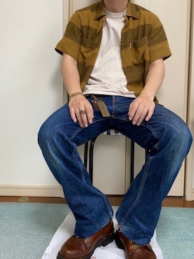 「ADPOSION（アドポーション）のアイテム（アクセサリー）」を使った、yasukeさん（メンズ・164cm）の夏コーディネート