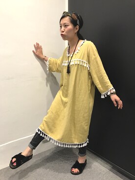「PAZZO」｜「アイテム（ワンピース/ドレス）」を使った、Wingss.さん（レディース・153cm）の春コーディネート