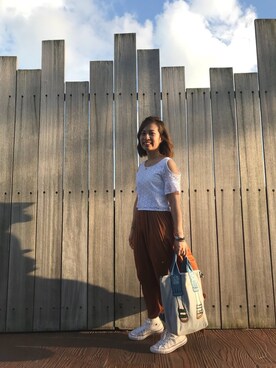 「skirt」｜「アイテム（パンツ）」を使った、Wingss.さん（レディース・153cm）の秋コーディネート