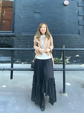 「Major made（Major made）のアイテム（ジャケット/アウター）」を使った、Wingss.さん（レディース・153cm）の秋コーディネート