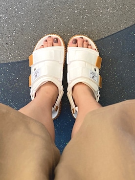 「LOVFEE（ラッフィ）のアイテム（スラックス）」を使った、Wingss.さん（レディース・153cm）の夏コーディネート