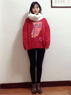 AnaisWさん(レディース・165cm)の冬コーディネート