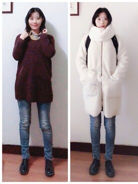 AnaisWさん(レディース・166cm)の冬コーディネート