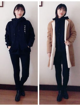 AnaisWさん(レディース・166cm)の冬コーディネート