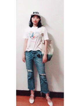 AnaisWさん（レディース・166cm）の夏コーディネート